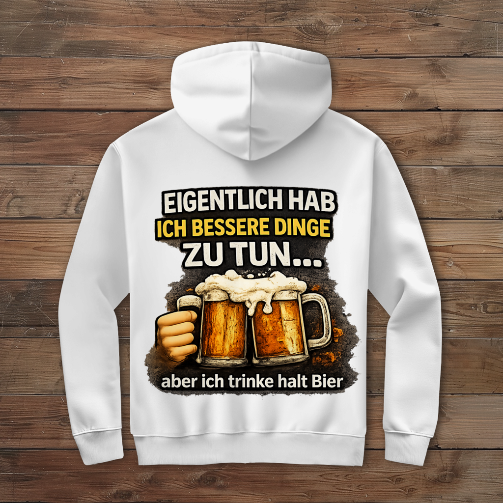 Herren Zipper Hoodie Eigentlich habe ich