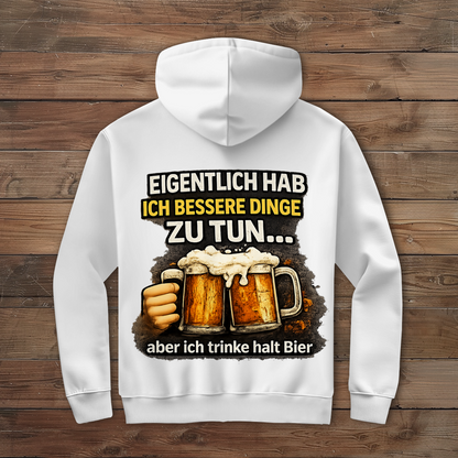 Herren Zipper Hoodie Eigentlich habe ich