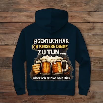 Herren Zipper Hoodie Eigentlich habe ich