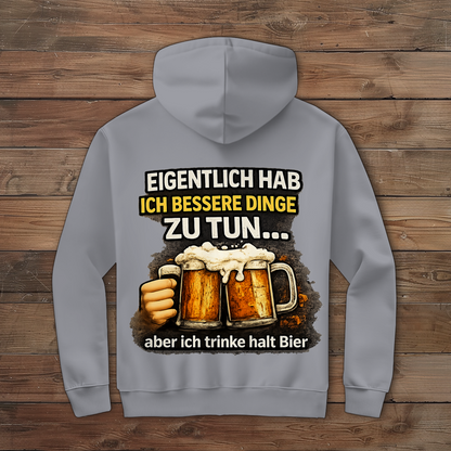 Herren Zipper Hoodie Eigentlich habe ich