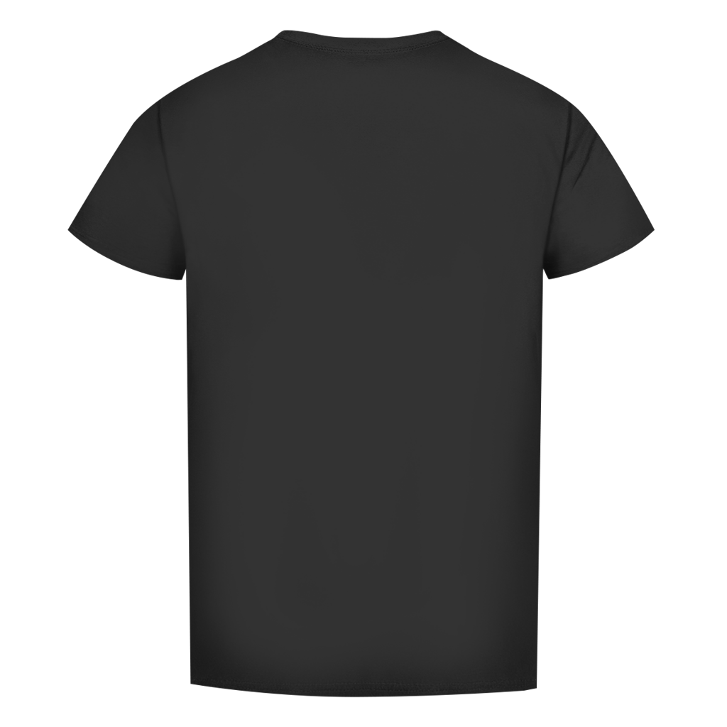 Herren Premium Bio T-Shirt Fitness Totenkopf schwarz