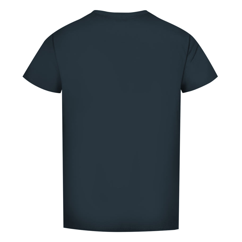 Herren Premium Bio T-Shirt Fitness Totenkopf schwarz