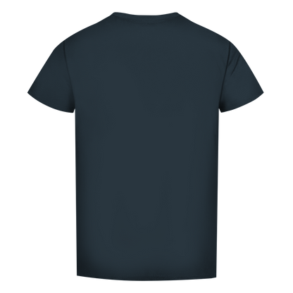 Herren Premium Bio T-Shirt Fitness Totenkopf schwarz