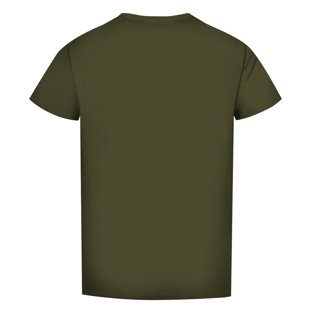 Herren Premium Bio T-Shirt Fitness Totenkopf schwarz