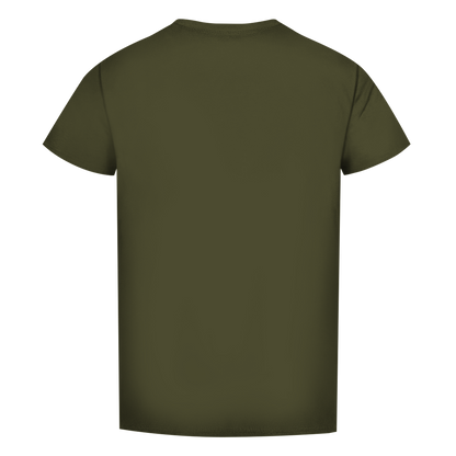 Herren Premium Bio T-Shirt Fitness Totenkopf schwarz