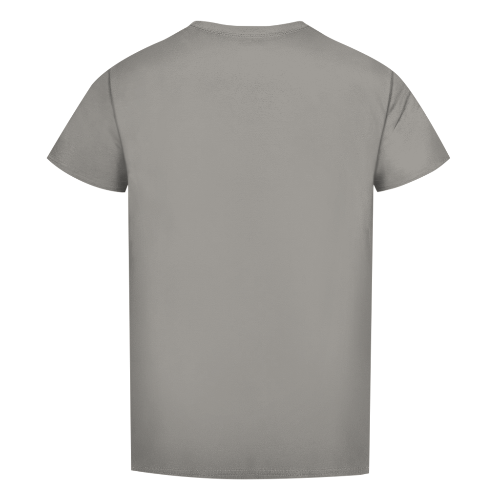 Herren Premium Bio T-Shirt Fitness Totenkopf schwarz
