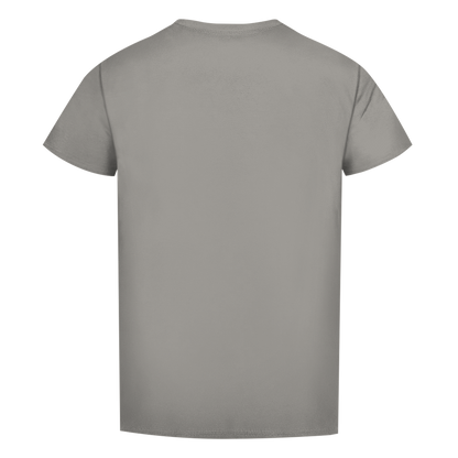 Herren Premium Bio T-Shirt Fitness Totenkopf schwarz