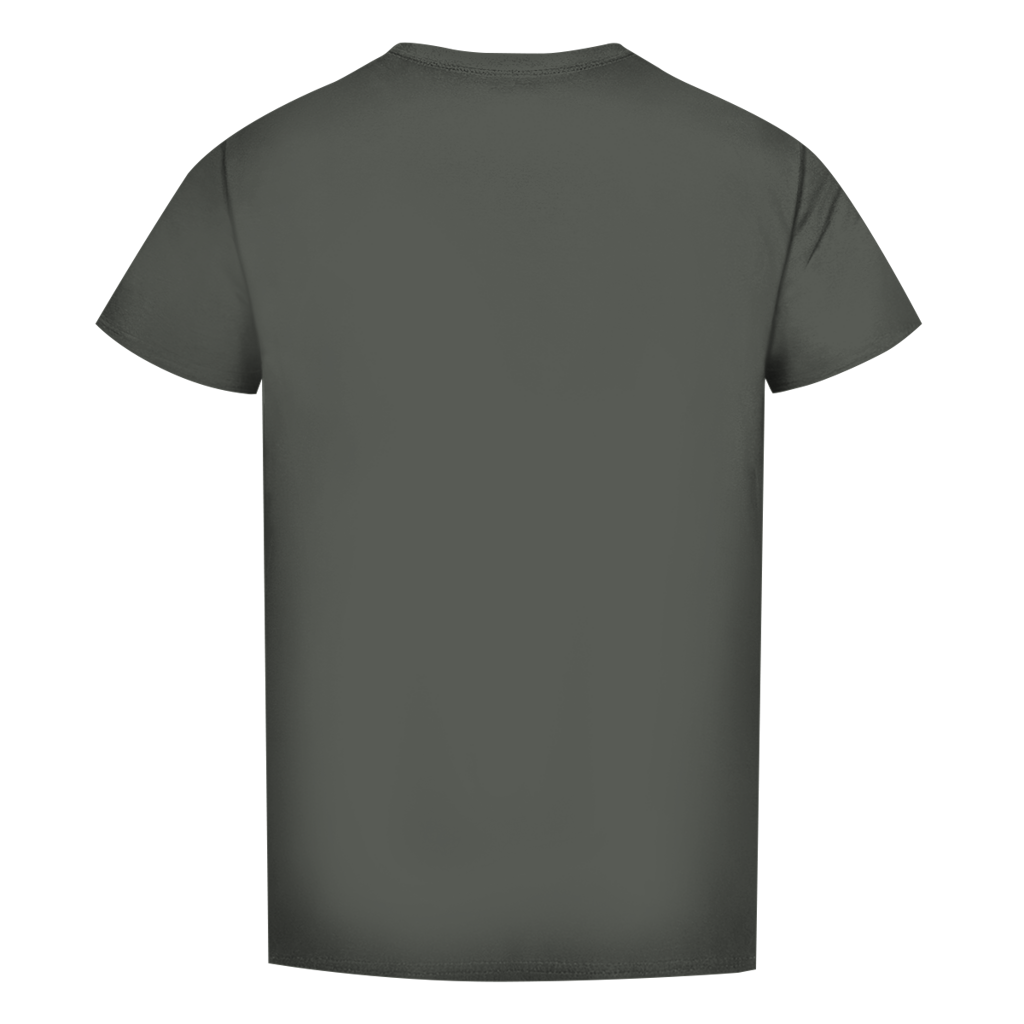 Herren Premium Bio T-Shirt Fitness Totenkopf schwarz