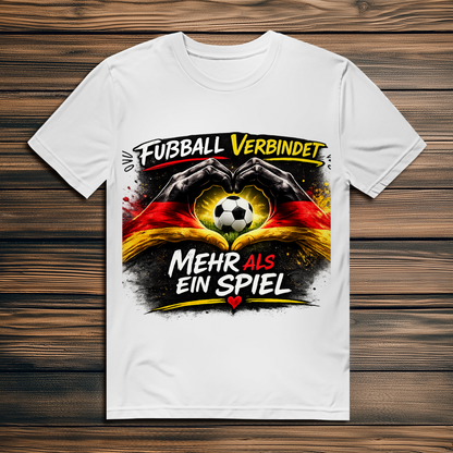 Herren Premium Bio T-Shirt Fußball verbindet