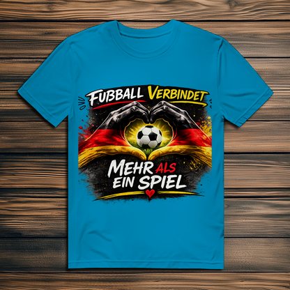 Herren Premium Bio T-Shirt Fußball verbindet