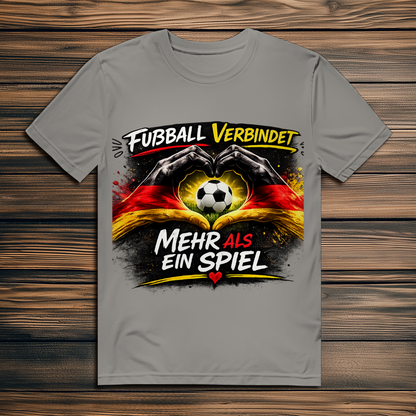 Herren Premium Bio T-Shirt Fußball verbindet