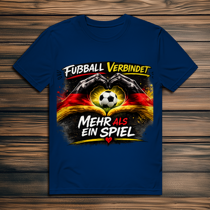 Herren Premium Bio T-Shirt Fußball verbindet