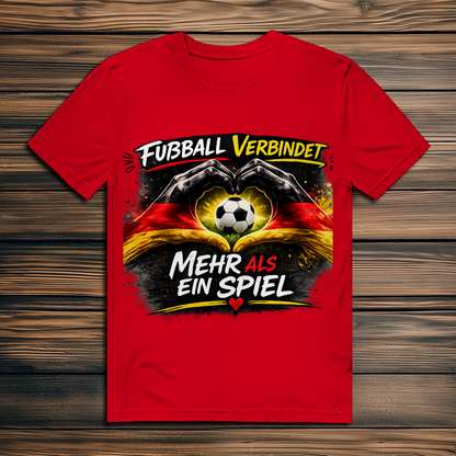 Herren Premium Bio T-Shirt Fußball verbindet