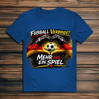 Herren Premium Bio T-Shirt Fußball verbindet