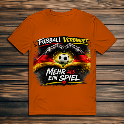 Herren Premium Bio T-Shirt Fußball verbindet