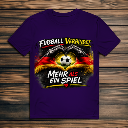 Herren Premium Bio T-Shirt Fußball verbindet