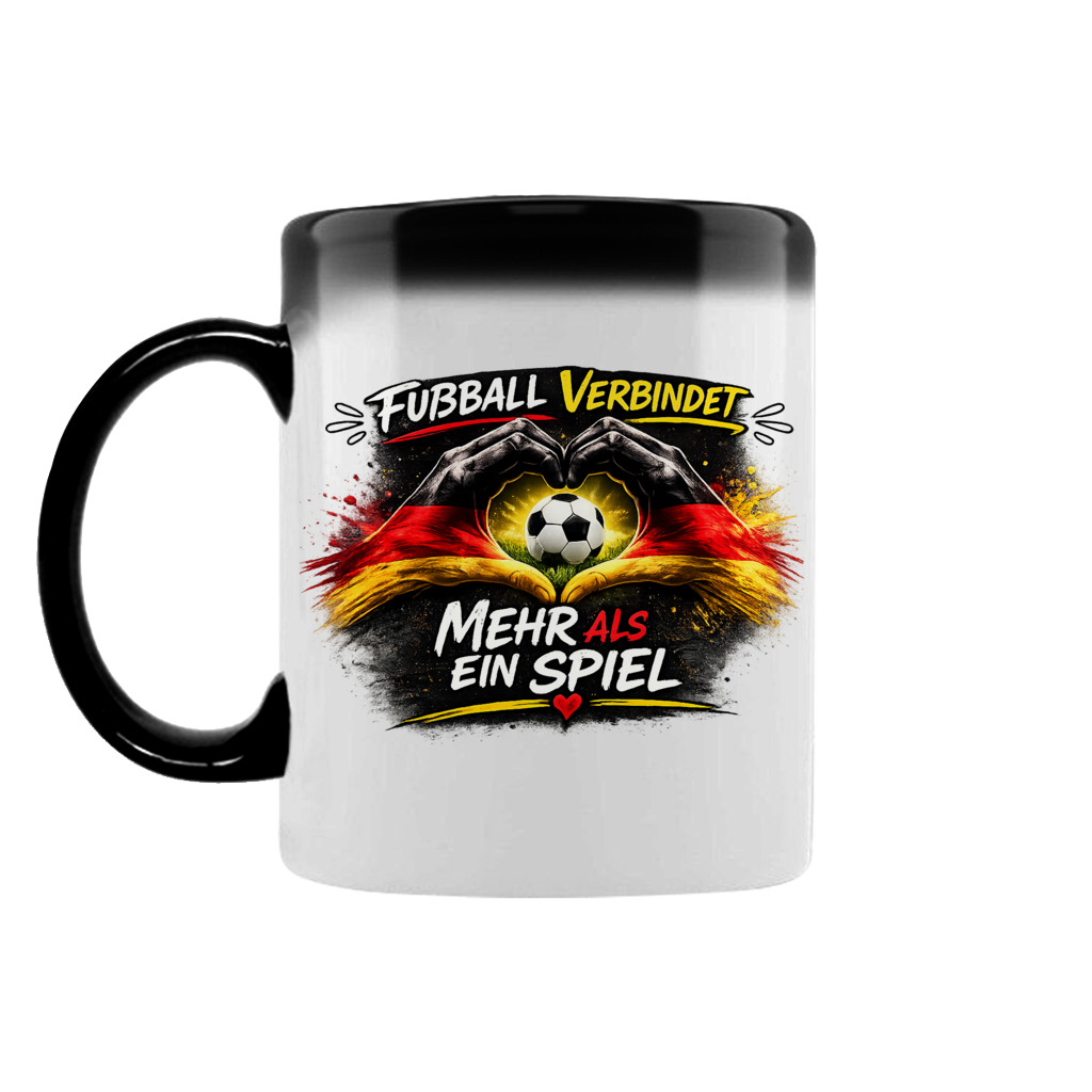 Zaubertasse Fußball verbindet