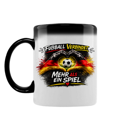 Zaubertasse Fußball verbindet