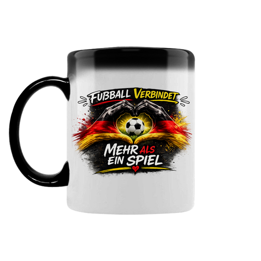 Zaubertasse Fußball verbindet