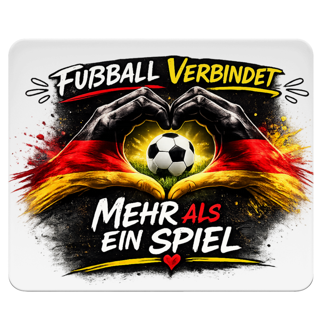 Mousepad Fußball verbindet