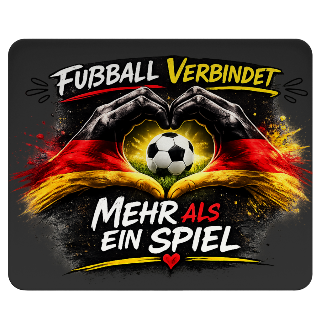 Mousepad Fußball verbindet