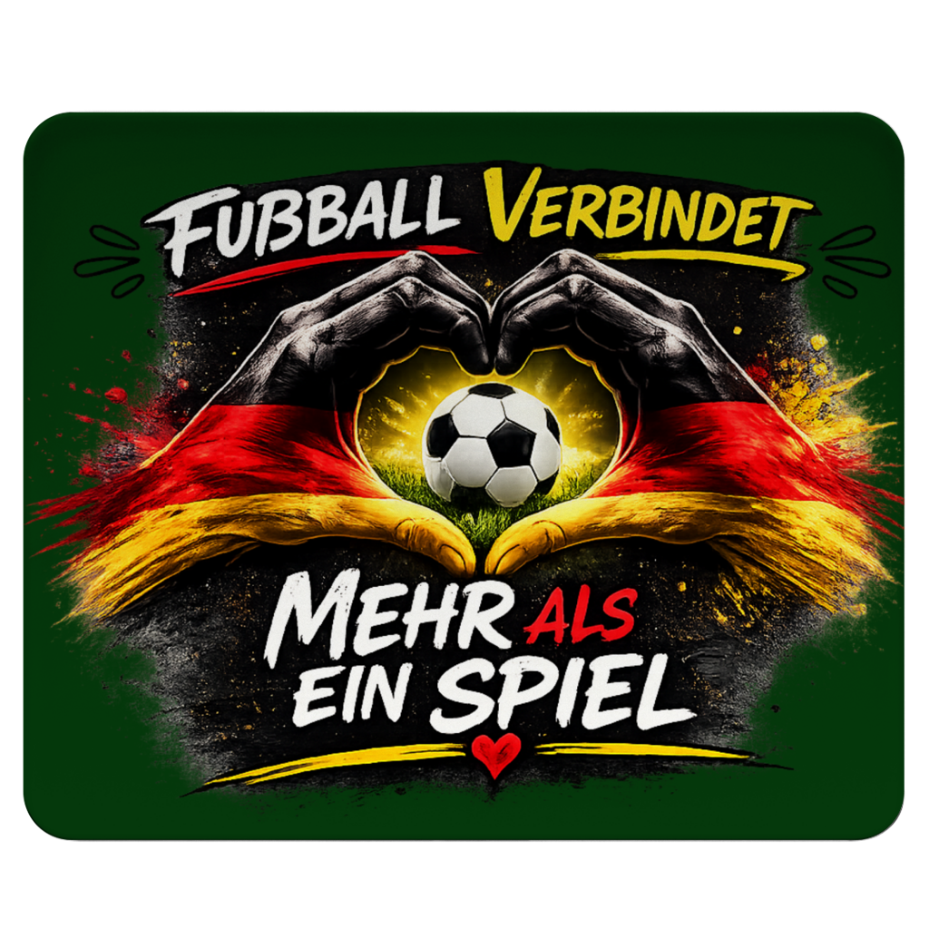 Mousepad Fußball verbindet