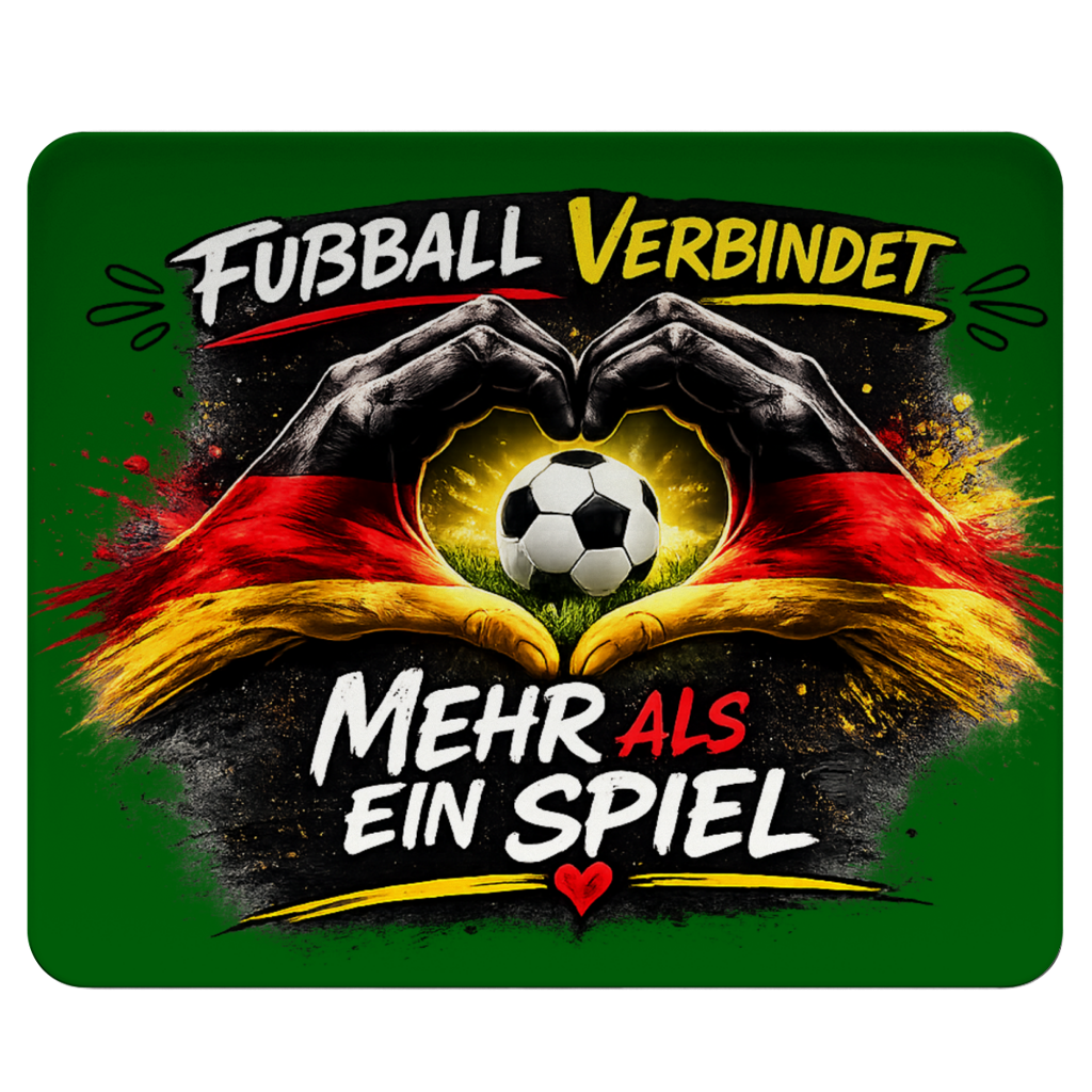 Mousepad Fußball verbindet