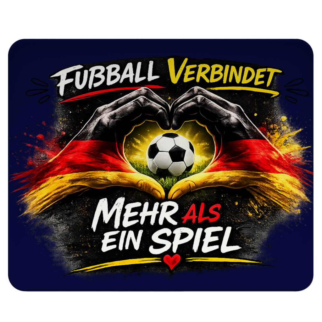Mousepad Fußball verbindet
