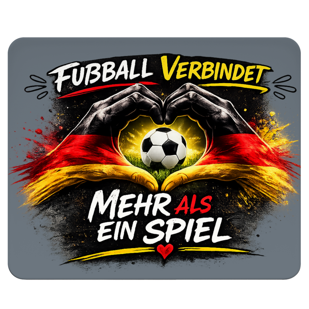 Mousepad Fußball verbindet
