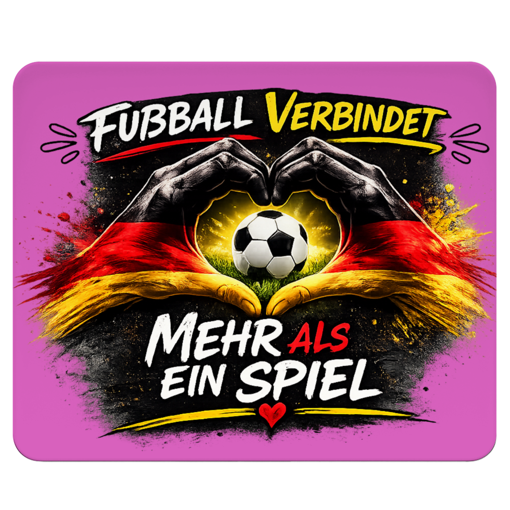 Mousepad Fußball verbindet