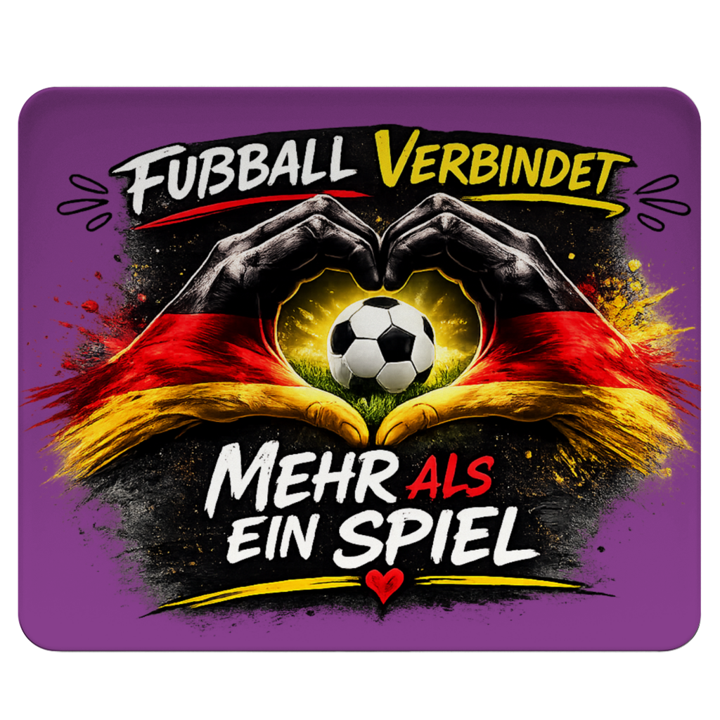 Mousepad Fußball verbindet