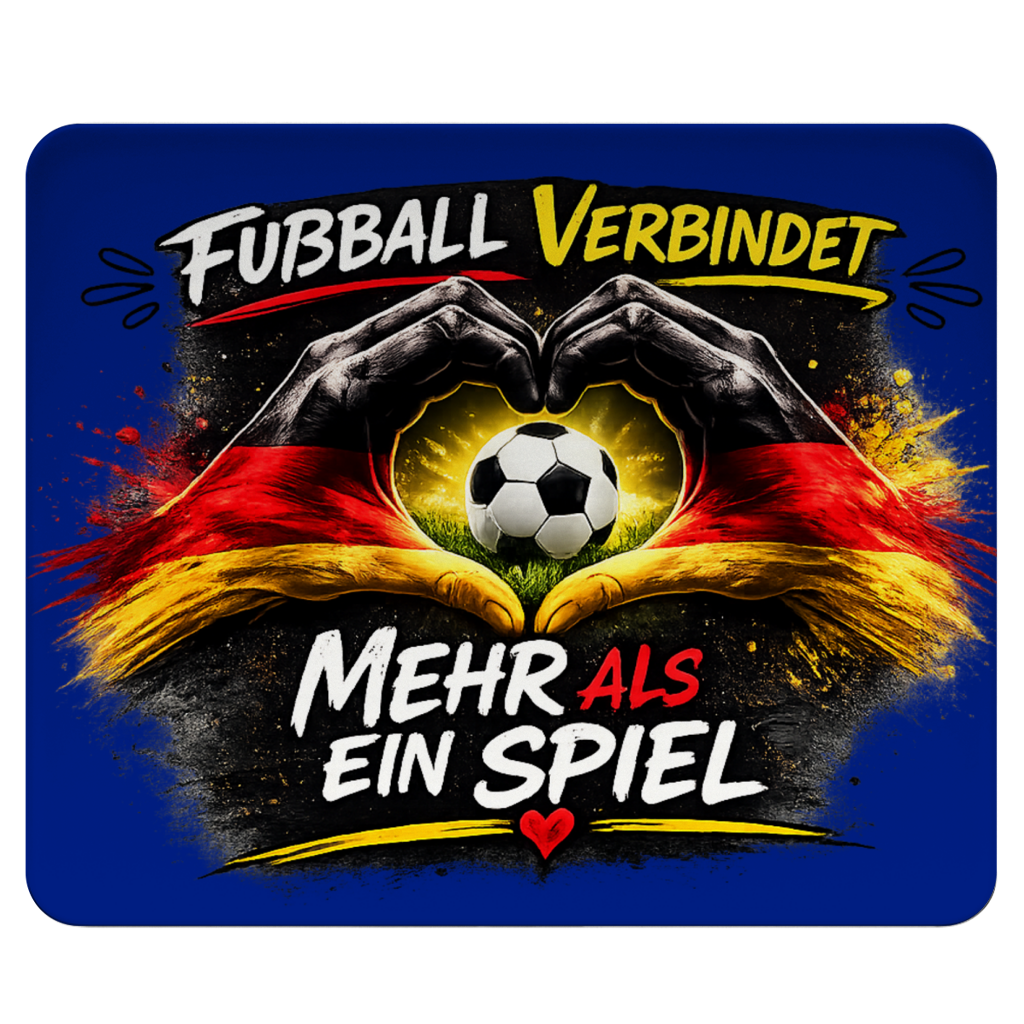 Mousepad Fußball verbindet
