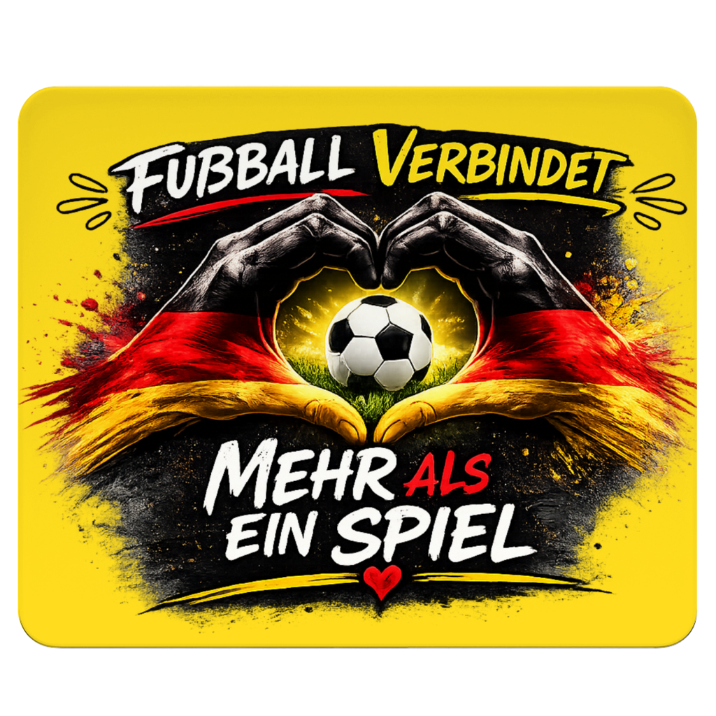 Mousepad Fußball verbindet