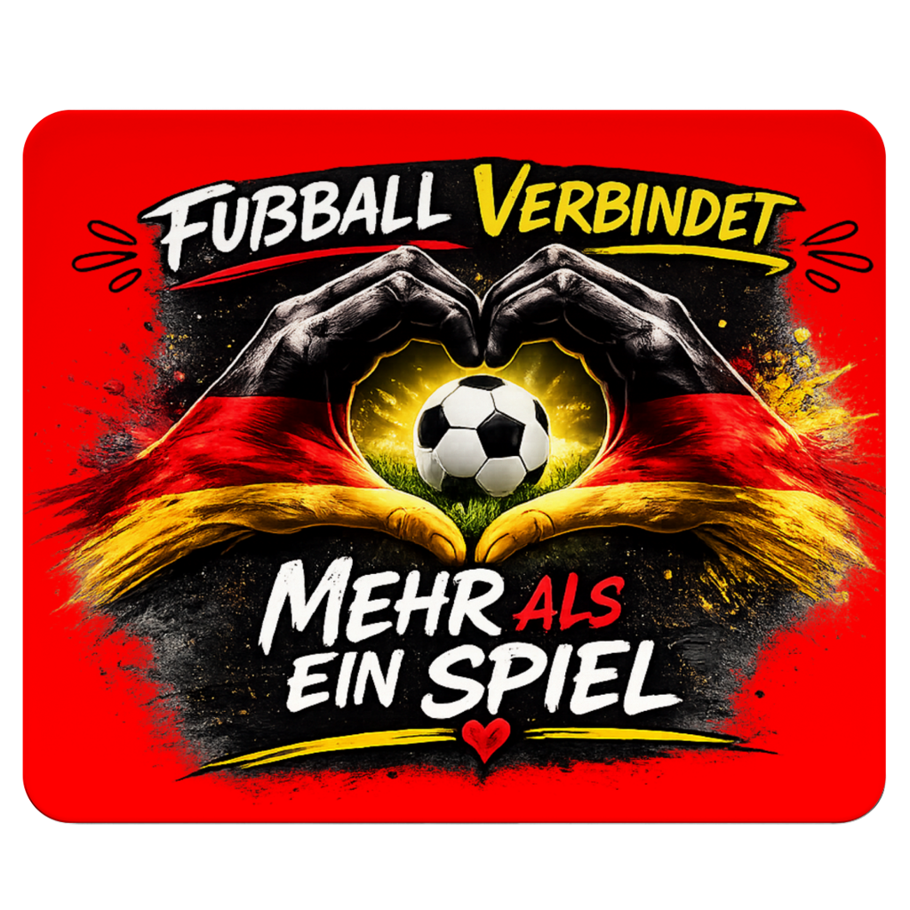 Mousepad Fußball verbindet