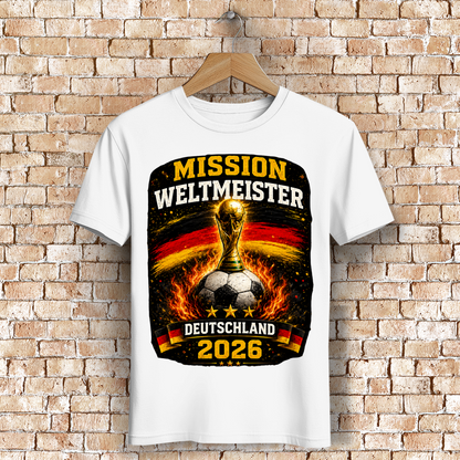 Herren Premium Bio T-Shirt Mission Weltmeister