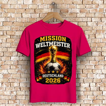 Herren Premium Bio T-Shirt Mission Weltmeister