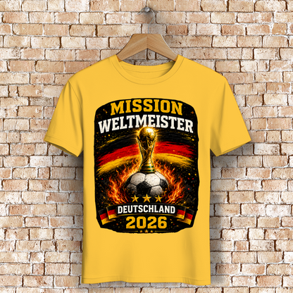 Herren Premium Bio T-Shirt Mission Weltmeister