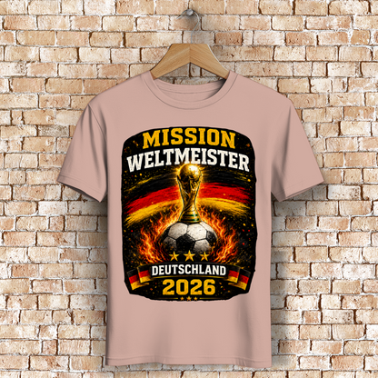 Herren Premium Bio T-Shirt Mission Weltmeister