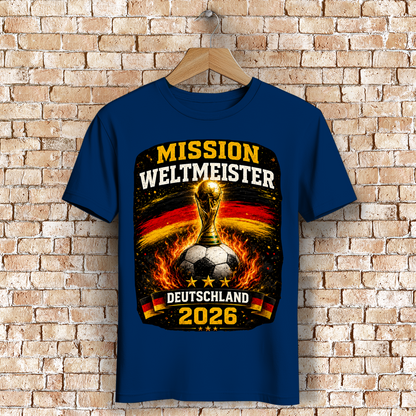 Herren Premium Bio T-Shirt Mission Weltmeister