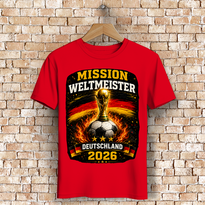 Herren Premium Bio T-Shirt Mission Weltmeister