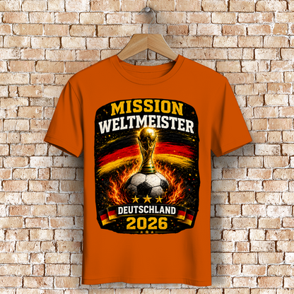 Herren Premium Bio T-Shirt Mission Weltmeister