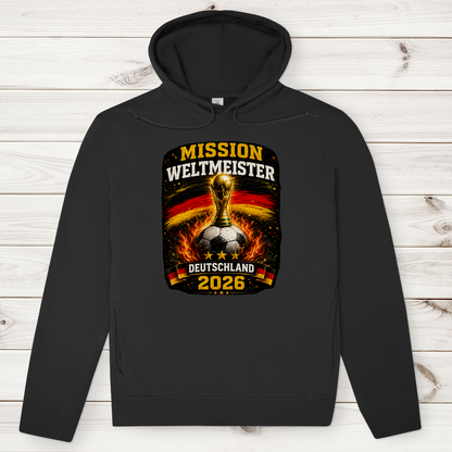 Herren Premium Bio Hoodie Mission Weltmeister