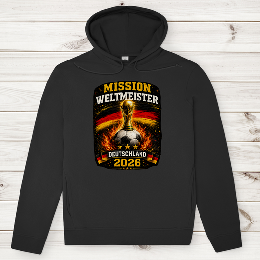 Herren Premium Bio Hoodie Mission Weltmeister