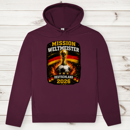 Herren Premium Bio Hoodie Mission Weltmeister