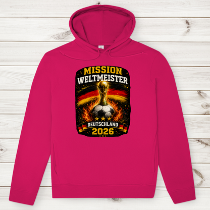 Herren Premium Bio Hoodie Mission Weltmeister