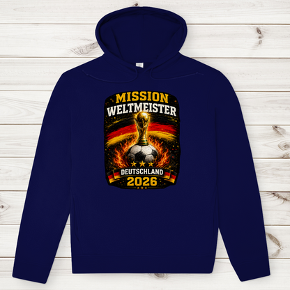 Herren Premium Bio Hoodie Mission Weltmeister