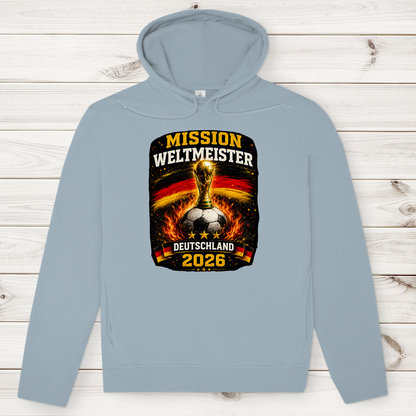 Herren Premium Bio Hoodie Mission Weltmeister