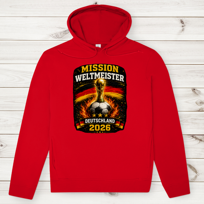 Herren Premium Bio Hoodie Mission Weltmeister