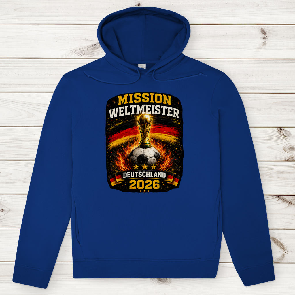Herren Premium Bio Hoodie Mission Weltmeister