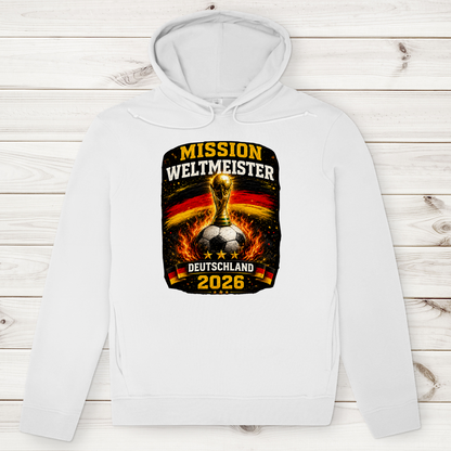 Herren Premium Bio Hoodie Mission Weltmeister